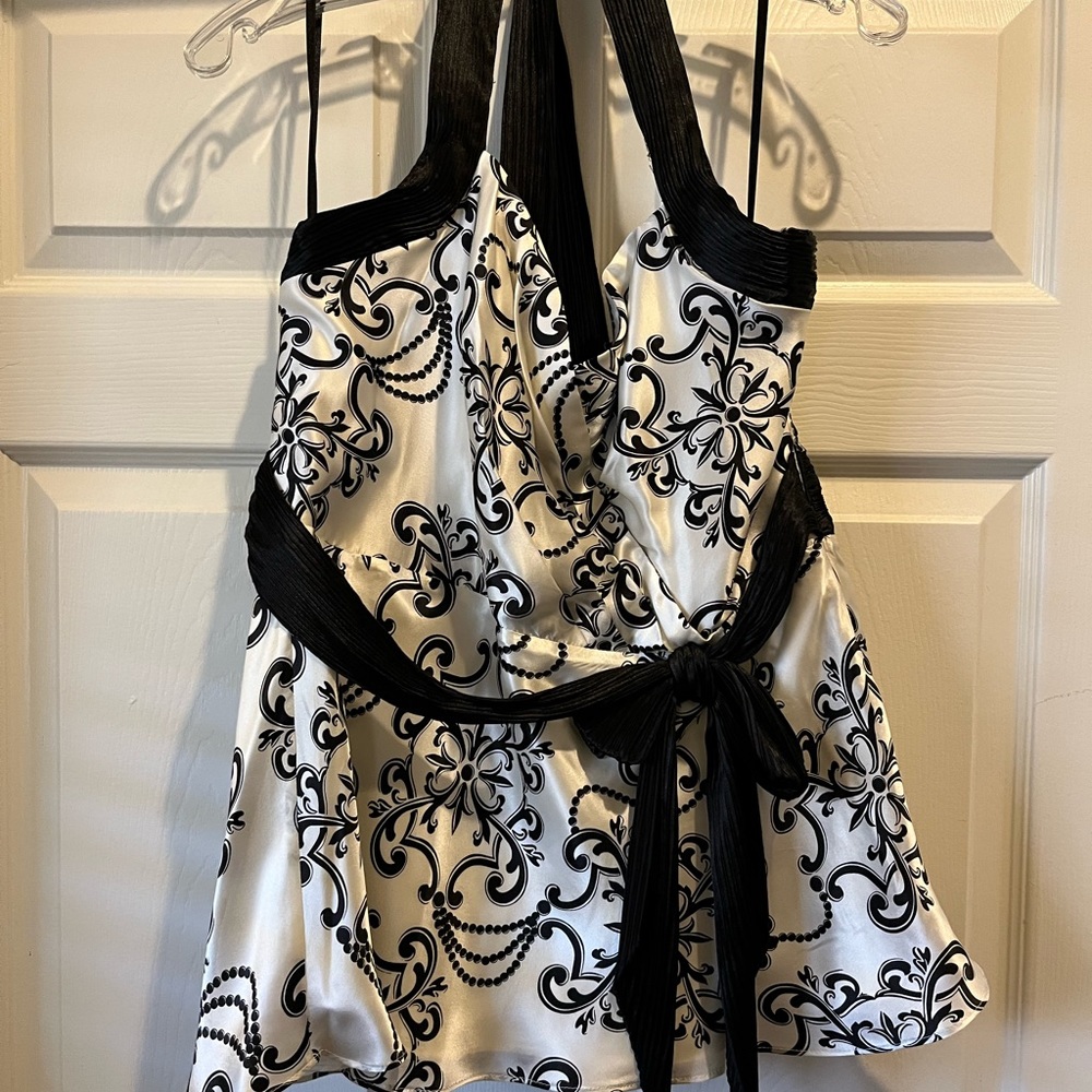 Silky halter top, 14, White House Black Market, NWT